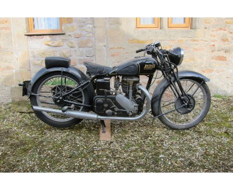 c.1939 Rudge Whitworth 499cc 'Ulster'Registration no. AMJ 473Frame no. not visibleEngine no. 6293 (see text)Rudge were early 