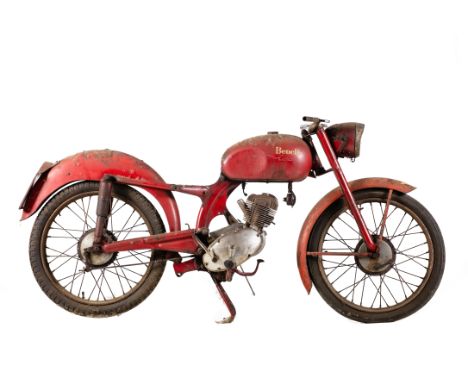 c.1955 Benelli 125cc LeoncinoFrame no. L28232NEngine no. L32235SItaly's oldest surviving motorcycle manufacturer, Benelli was