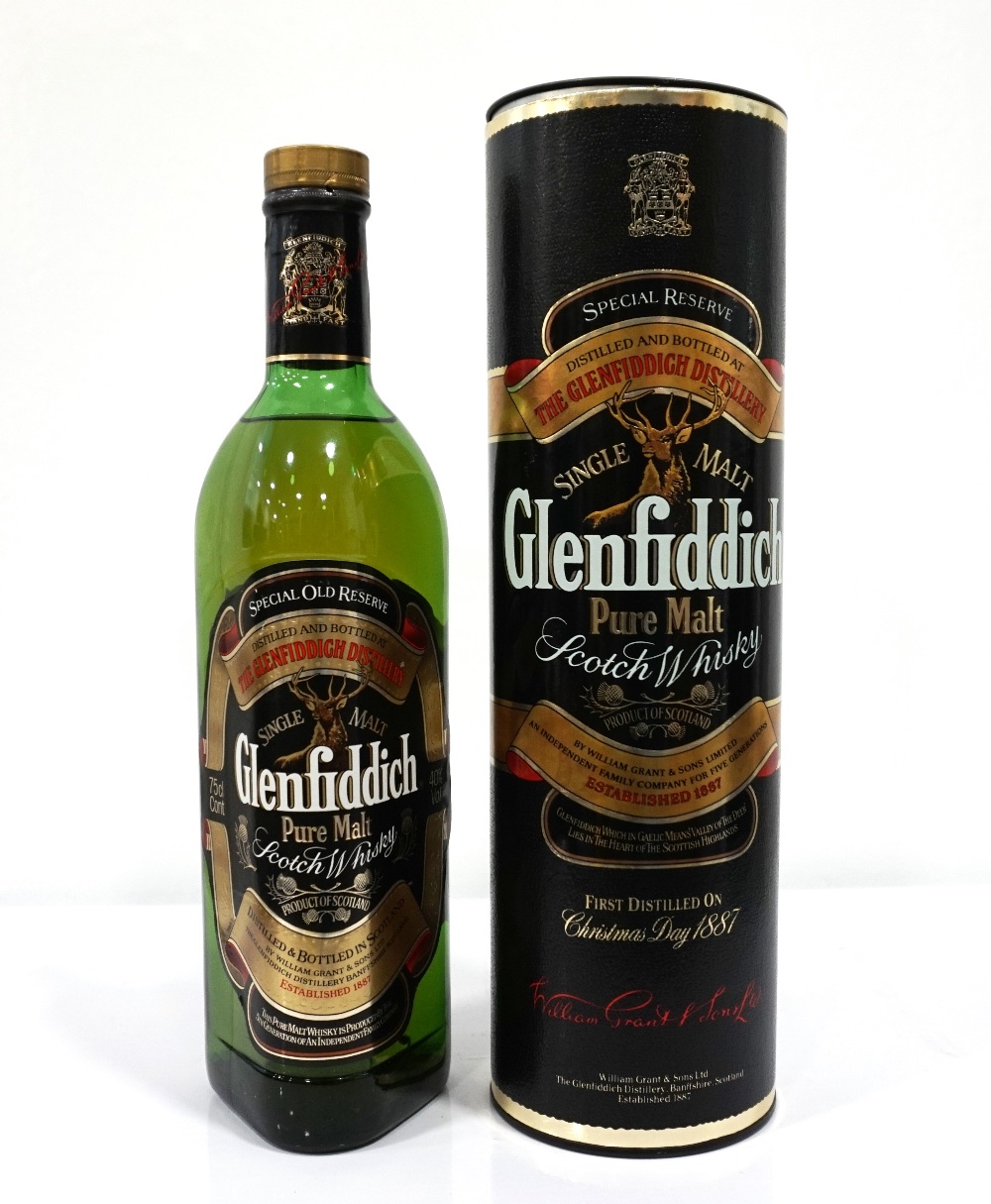 GLENFIDDICH PURE MALT SCOTCH WHISKY A bottling from the 1980's