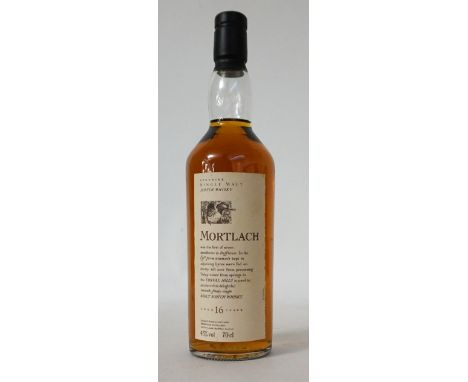 MORTLACH 16YO - FLORA & FAUNA
Probably the best known of the Dufftown distilleries.  MORTLACH 16 YEAR OLD Single Malt Scotch 