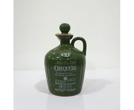 CHEQUERS SUPERB DELUXE BLENDED SCOTCH
A good older flagon of Chequers Blended Scotch Whisky bottled by John McEwan & Co. Ltd,