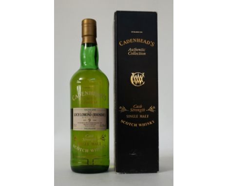 LOCH LOMOND (RHOSDHU) 9YO - CADENHEAD'S
Distilled at Loch Lomond distillery as their RHOSDHU Single Malt Scotch Whisky in 198