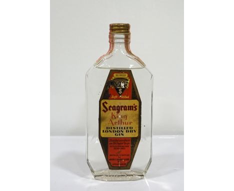 SEAGRAM'S KING ARTHUR LONDON DRY GIN CIRCA. 1940
A very rare bottle of Seagram's King Arthur Distilled London Dry Gin from th