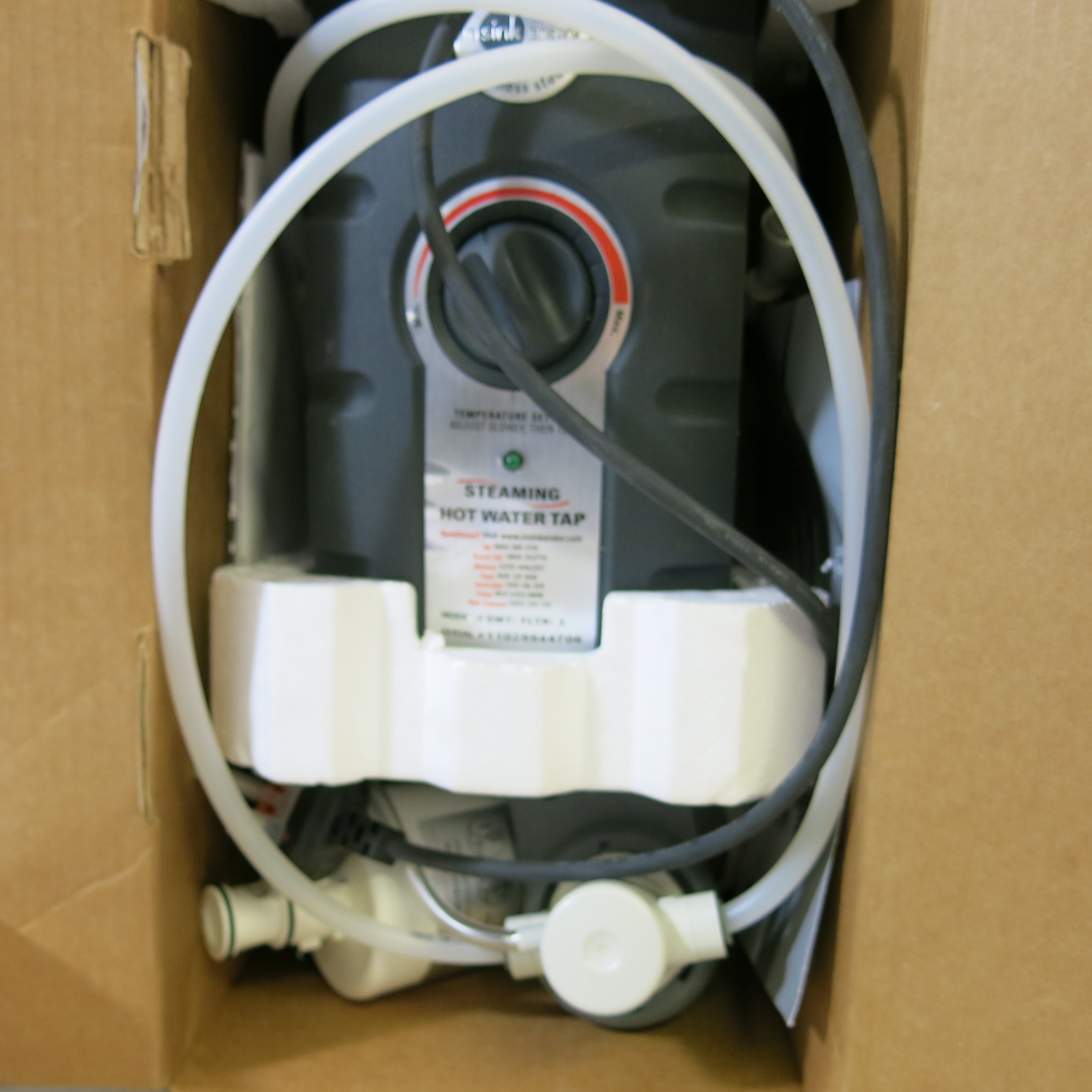 Insinkerator Steaming Hot Water Tap In Chrome, Tank & Filter, Model SWT