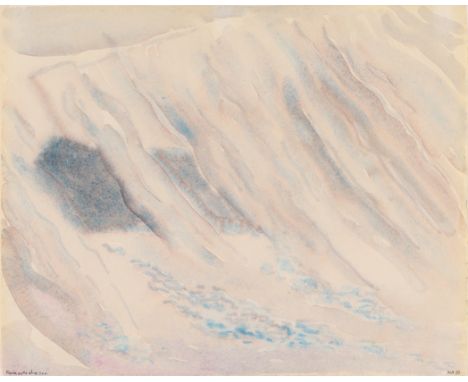 Norman Adams RA,&nbsp;British 1927-2005 -&nbsp;Rain over the Sea, 1970;&nbsp;watercolour on paper, signed with initials and d