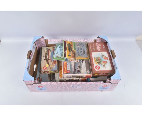 A COLLECTION OF BOXED 1:72 SCALE VINTAGE AIRFIXAND MATCHBOX KITS, to include Dornier Do17 06303-4, HS Dominie 03009-6, a B-26