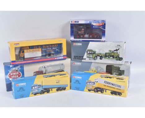 A QUANTITY OF BOXED CORGI CLASSICS LORRY/TRUCK MODELS, Volvo FM Box Lorry - 'D.R. Macleod', No.CC13520, 'Kings of the Road' S