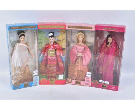FOUR BOXED MODERN MATTEL BARBIE DOLLS FROM THE PRINCESS DOLLS OF THE WORLD COLLECTION, 'Princess of India', No.28374 from 200