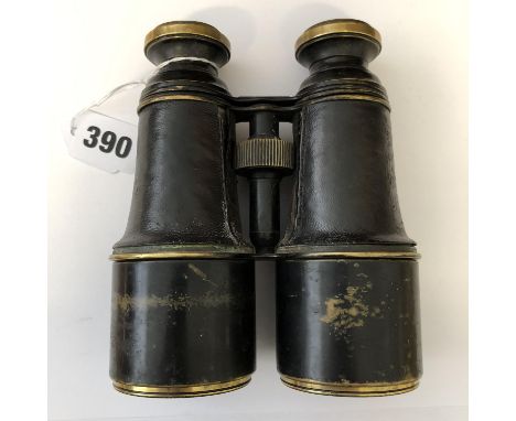 VINTAGE PAIR OF W.GREGORY N.R.A  51 THE STRAND LONDON BINOCULARS 