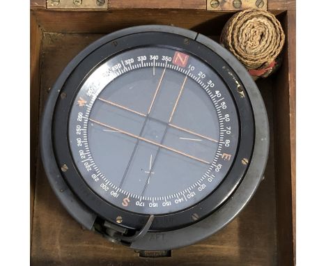 WWII BRITISH  TYPE P6 SPITFIRE COMPASS IN BOX