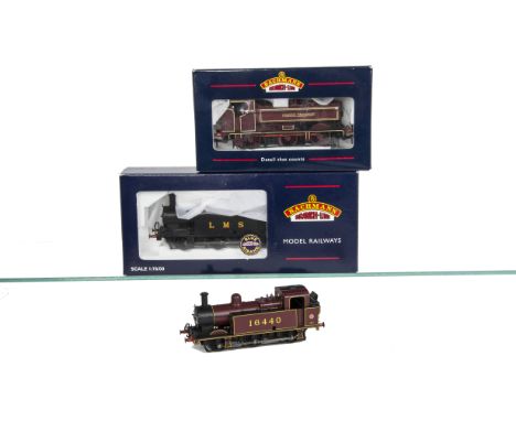 Bachmann 00 Gauge 0-6 -0 Jinty and Pannier Tank Locomotives, 31-903 London Transport maroon Pannier Tank No L94, 32-227 LMS b