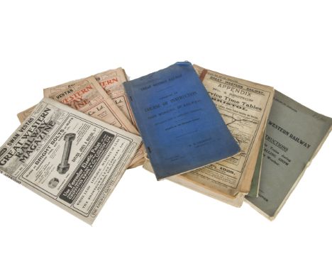 Edwardian and Later Great Western Railway and other Railway Ephemera,  collection related to G E Jones, employed as a Laboure