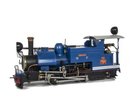 ANNOUNCE IT IS COAL FIRED, BUT DOES NOT INCLUDE GAS TANK & BURNERA G-Scale Live-Steam Coal-Fired Twin-Cylinder 0-4-0 Darjeeli