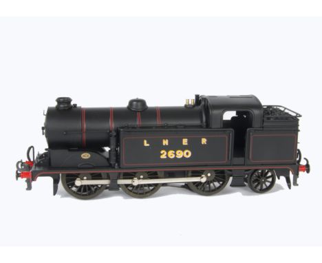 An ACE Trains O Gauge 2- or 3-rail Electric N2 Class 0-6-2T Locomotive,  in LNER lined black as no 2690, VG-E, moderate wear 