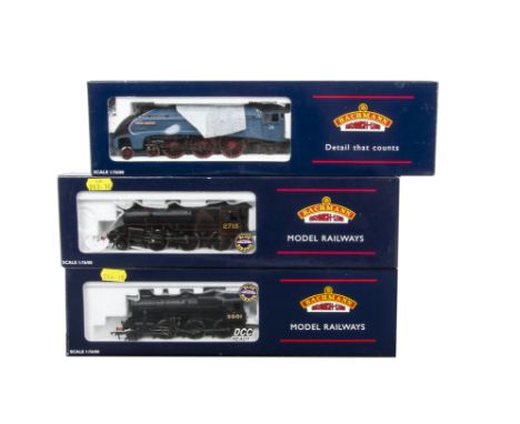Bachmann 00 Gauge LNER and LMS Locomotives and Tenders, 32-178 LMS lined black Crab '2715' and 32-575 LMS black Ivatt Class 4