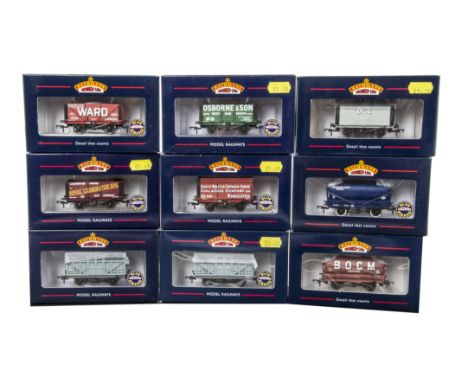 Bachmann 00 Gauge Goods Rolling Stock,  including Vans, Cattle wagons, Tankers and Open wagons, many with LMS connections, al
