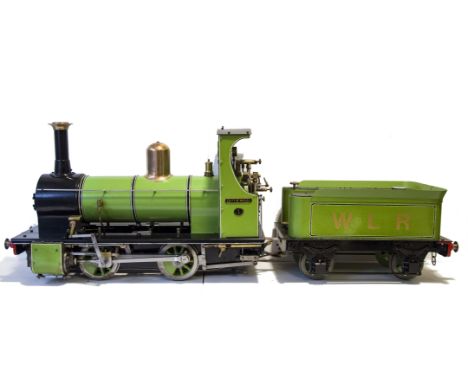 A 5" Gauge Coal-fired Live Steam 'Polly II' 0-4-0 Locomotive and Tender, built by JGS Clarke &amp; Co, Denbigh, 1988, and fin