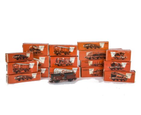  Märklin HO Gauge Goods Rolling Stock,   including 4636 Carlsberg Van, 4051 Esso Tank wagon, 4515 Transport wagon (lacks lorr