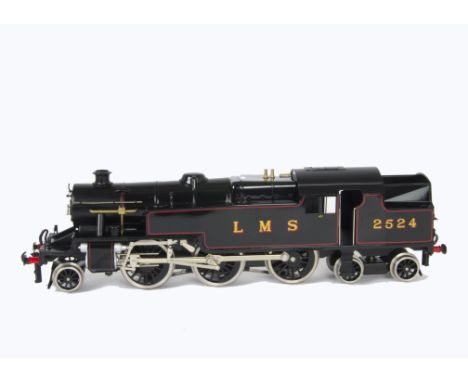 An ACE Trains O Gauge 2- or 3-rail Electric Stanier 2-6-4T Locomotive,  in LMS lined gloss black as no 2524, E, minimal wear 