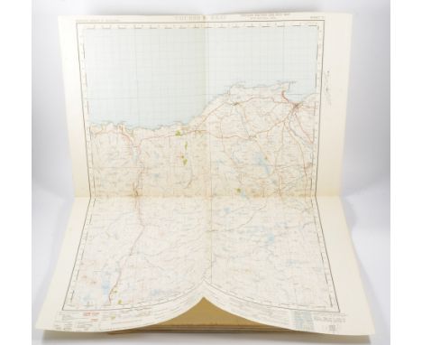 Scotland, 1" Ordnance Survey maps, first published 1948, line-backed (approx 90).