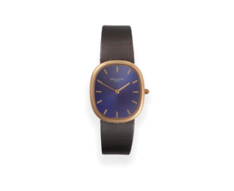 A Fine 18ct Yellow Gold Automatic Wristwatch, signed Patek Philippe, model: Golden Ellipse, ref: 3738/100J-001, circa 2006, (