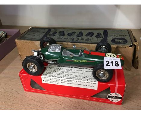 Schuco Lotus and a Pelham puppet