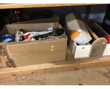 Three boxes assorted including tools