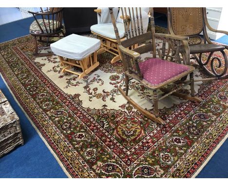 Large patterned carpet square