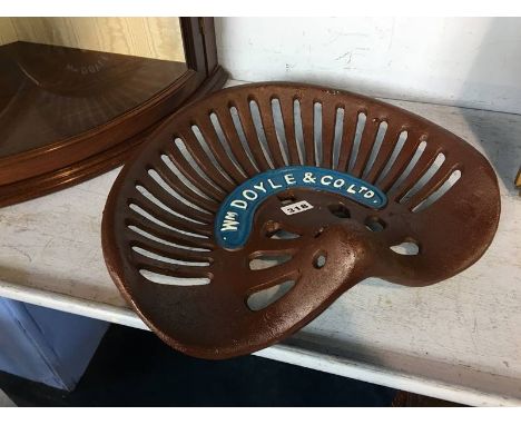 Tractor seat