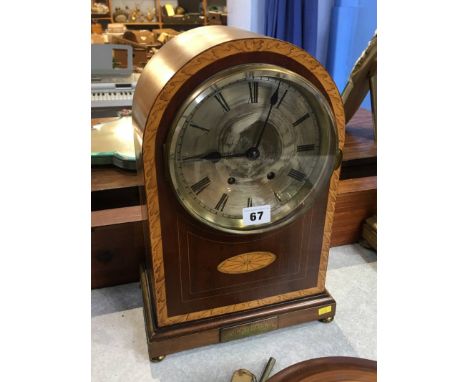 Mahogany mantle clock