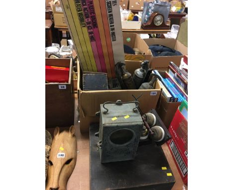 Assorted tools including compression tester etc.