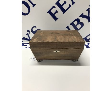 ANTIQUE POSSIBLY 'REGENCY' TEA CADDY