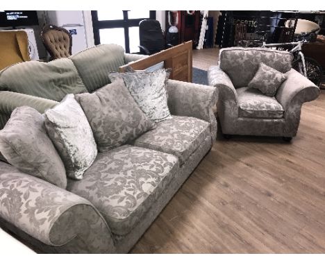 LOVELY 2 SEATER SOFA & CHAIR - LOVELY CONDITION