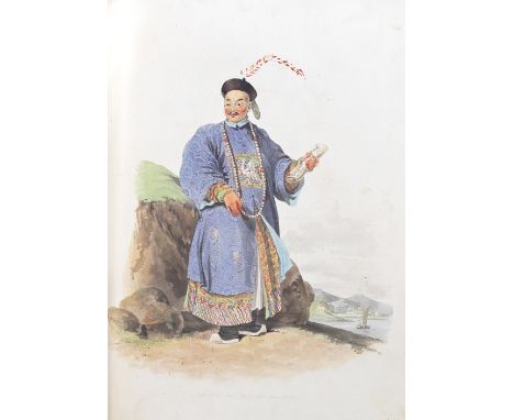 ALEXANDER (WILLIAM)The Costume of China,  additional pictorial sepia aquatint title, 48 hand-coloured aquatint plates, withou