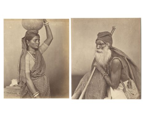 HOOPER (WILLOUGHBY WALLACE)Album of local scenes, portraits, and military life in Central and Southern India,  63 albumen pri