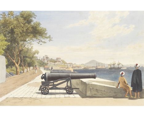 CARTER (JOHN MONEY)Select Views of the Rock and Fortress of Gibraltar, Dedicated to the Army and Navy, 2 vol. (text and atlas