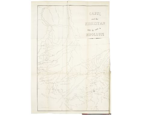 BURSLEM (ROLLO)A Peep into Toorkhisthan, FIRST EDITION,  4 lithographed plates (one folding), one folding lithographed map ('