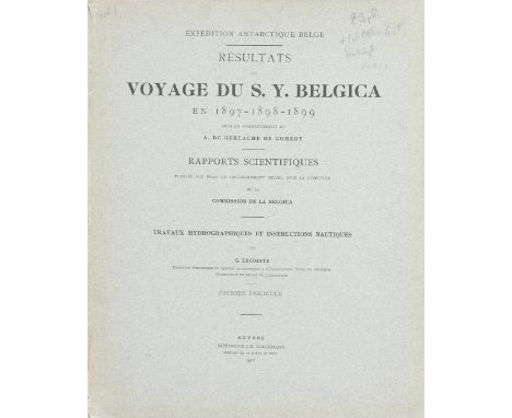 BELGIAN ANTARCTIC EXPEDITION - ADRIEN DE GERLACHEExpédition Antarctique Belge. Résultats du Voyage du S.Y. Belgica en 1897-18