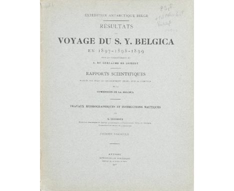 BELGIAN ANTARCTIC EXPEDITION - ADRIEN DE GERLACHEExpédition Antarctique Belge. Résultats du Voyage du S.Y. Belgica en 1897-18