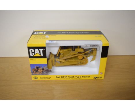 A Norscot 1:50 scale die-cast, 55025 Cat D11R Track Type Tractor, boxed with internal packaging present