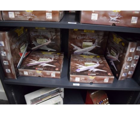 Seven Corgi 1:144 scale die-cast 1st Issue Aviation Archive Aeroplanes, Jetliners: 47604 Vickers Viscount 800 Series Lufthans