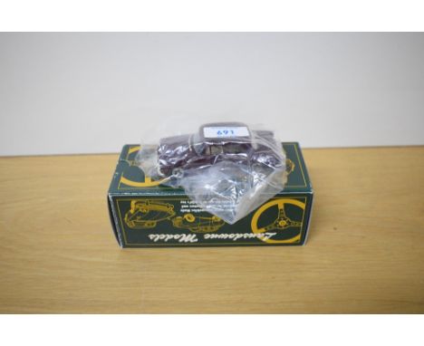 A Lansdowne Models (Brooklin Models) 1:43 scale die-cast, LDM 15A 1967 Rover P5B, maroon, in original box with inner packagin