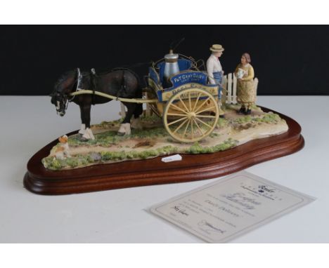 Border Fine Arts Sculpture ' Daily Delivery ', model no. JH103 by Ray Ayres, limited edition no. 1044/1500 with coa 