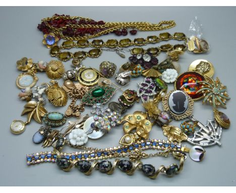 Vintage costume jewellery 