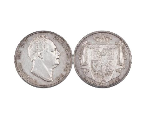 1836 William IV silver Halfcrown (S 3834, ESC 666, Bull 2482). Obverse: bare head bust, right. 'GULIELMUS III D: G: BRITANNIA