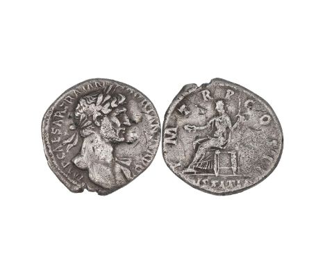 Hadrian (117-138) silver AR Denarius, Rome, 118 AD (RIC II, 42). Obverse: laureate bust, right, 'IMP CAESAR TRAIAN HADRIANVS 