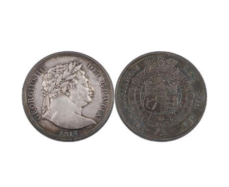 1817 George III silver Halfcrown, bull head (S 3788, ESC 616, Bull 2090). Obverse: large, laureate bust, right, '1817' below 