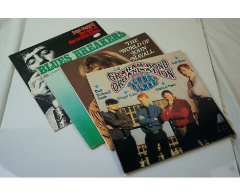 Vinyl - John Mayall / Graham Bond Organisation 4 LP's to include Blues Breakers (London LC 50009) US pressing promotional cop