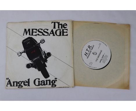DIY PUNK / POST PUNK - THE MESSAGE - ANGEL GANG / PENFRIEND IN SWEDEN (1982, UK 1ST PRESSING, HEADACHE TABLETS RECORDS), The 