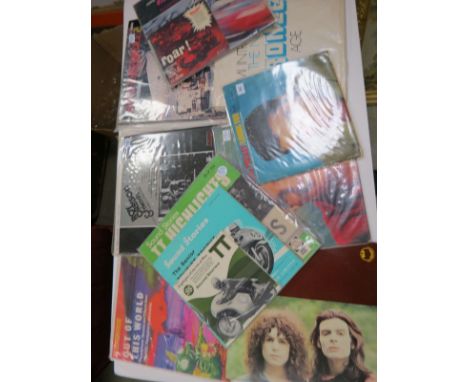 Vinyl - 10 LPs to include T Rex self titled Hifly2, EMI Introduce the New Bronze Age, Super Groups, Elvis Loving You 10", sou